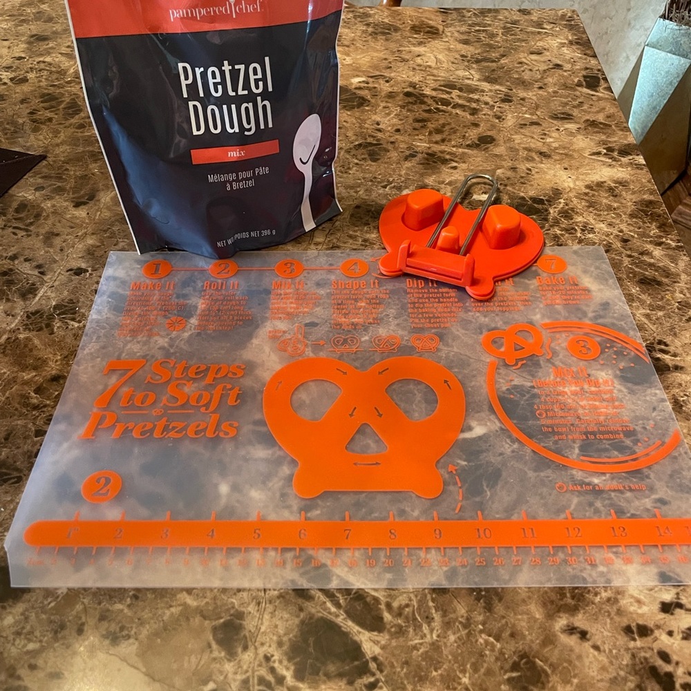 Pampered chef pretzel maker
